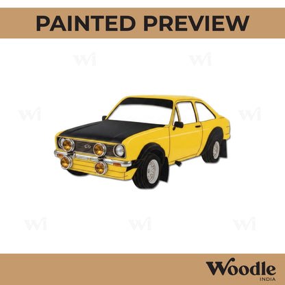 Rally Car Pre Marked MDF Design 1