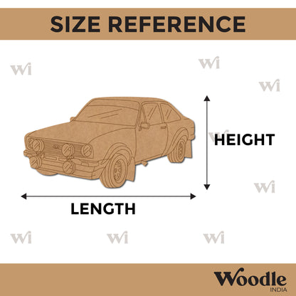 Rally Car Pre Marked MDF Design 1