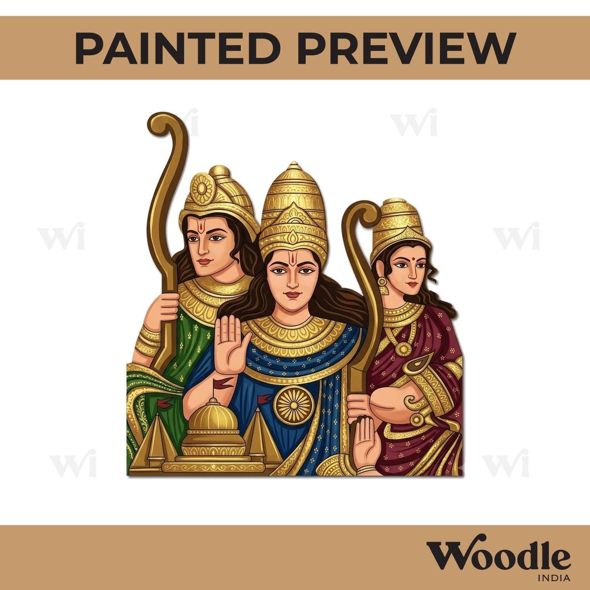 Ram Darbar Pre Marked MDF Design 1