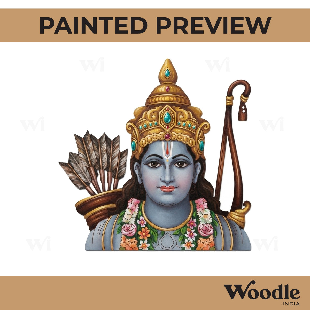 Ram Ji Pre Marked MDF Design 3