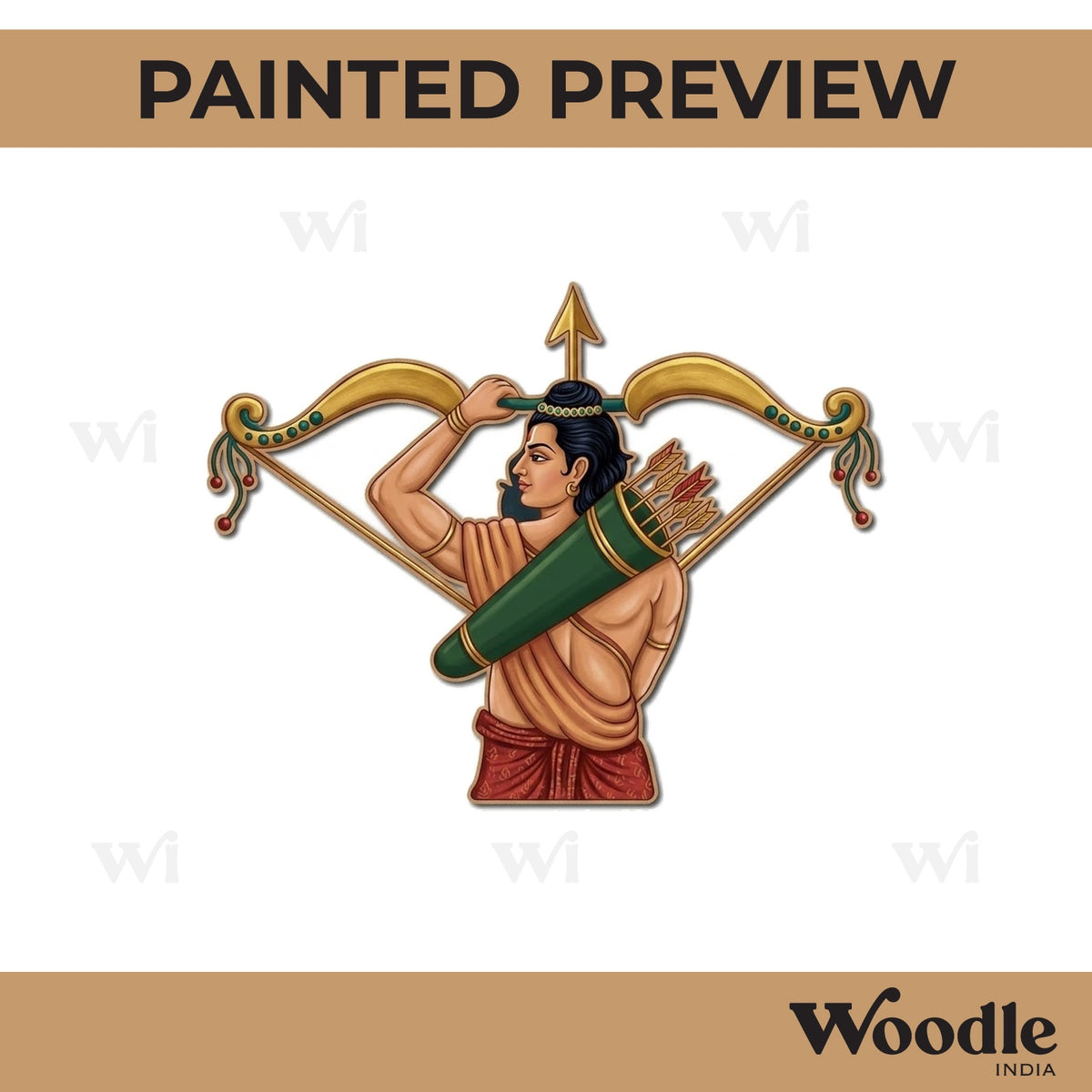 Ram Ji Pre Marked MDF Design 5