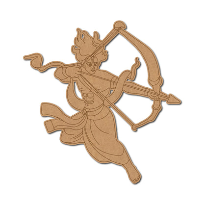 Ram Ji With Bow And Arrow Pre Marked MDF Design 1