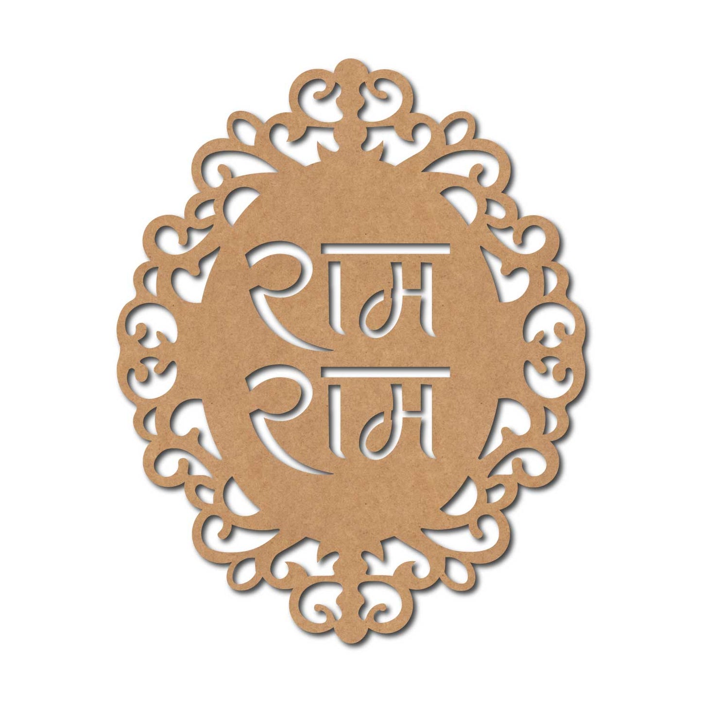 Ram Ram Designer Cutout MDF Design 1
