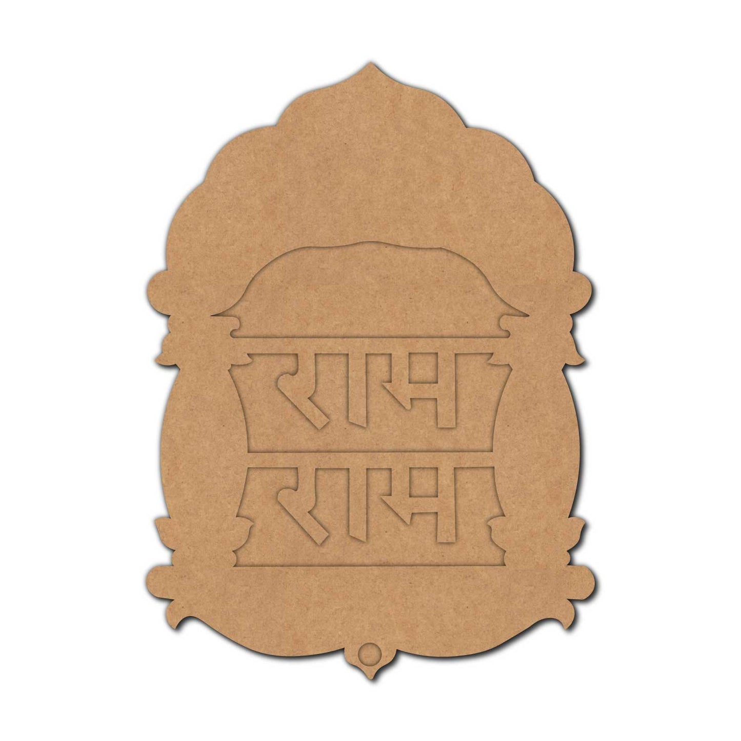 Ram Ram Jharokha Two Layered Base MDF Design 1