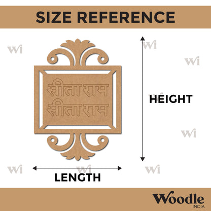 Ram Sita Pre Marked Base MDF Design 1