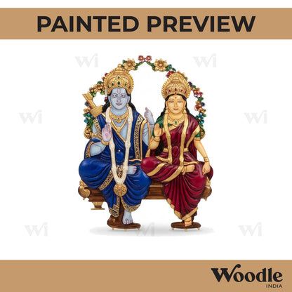 Ram Sita Pre Marked MDF Design 1