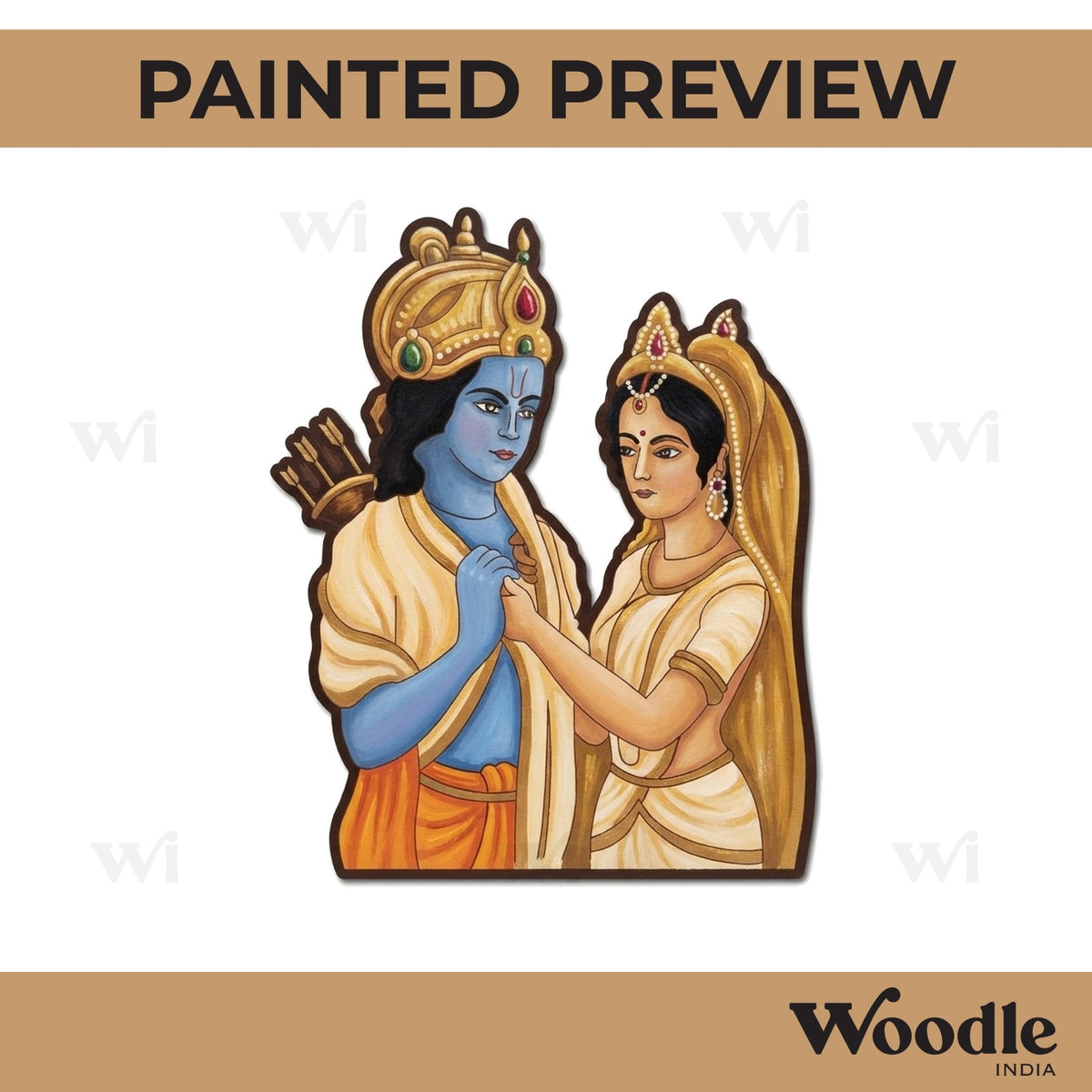 Ram Sita Pre Marked MDF Design 5