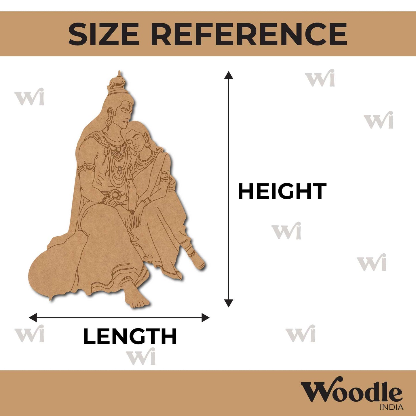 Ram Sita Pre Marked MDF Design 8