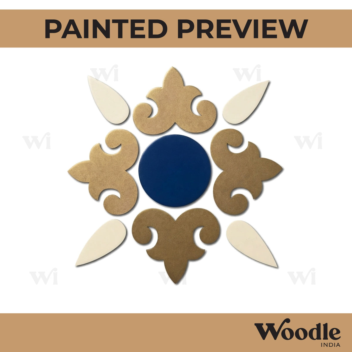 Rangoli Cutout MDF Design 1
