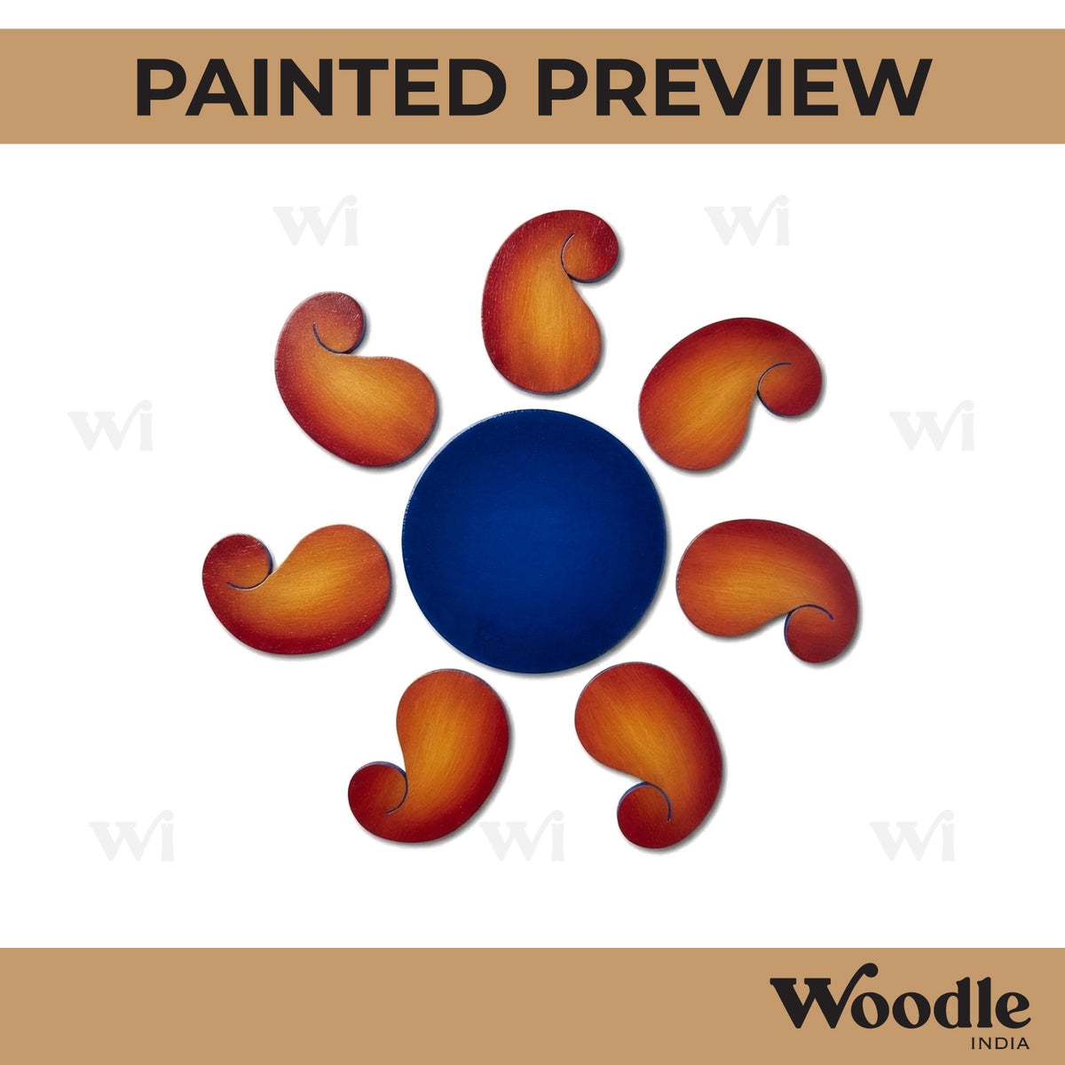 Rangoli Cutout MDF Design 10