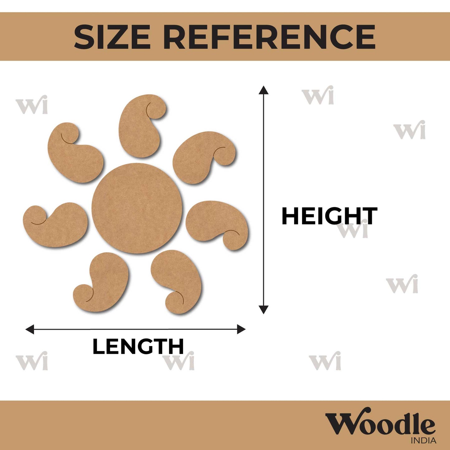 Rangoli Cutout MDF Design 10
