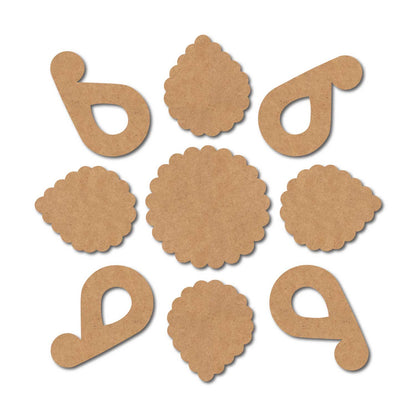Rangoli Cutout MDF Design 13
