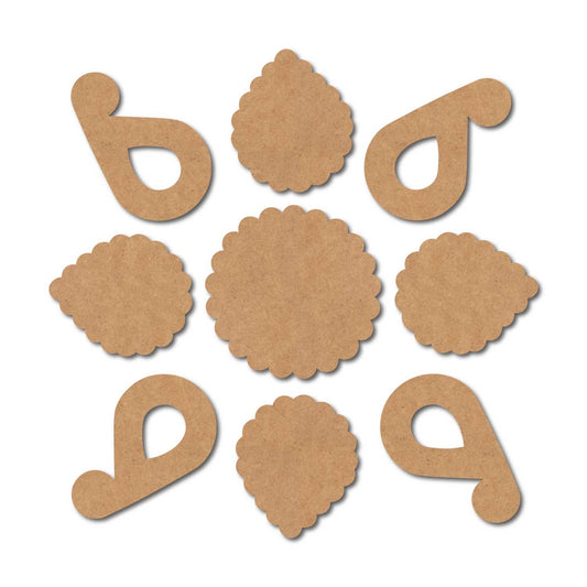 Rangoli Cutout MDF Design 13