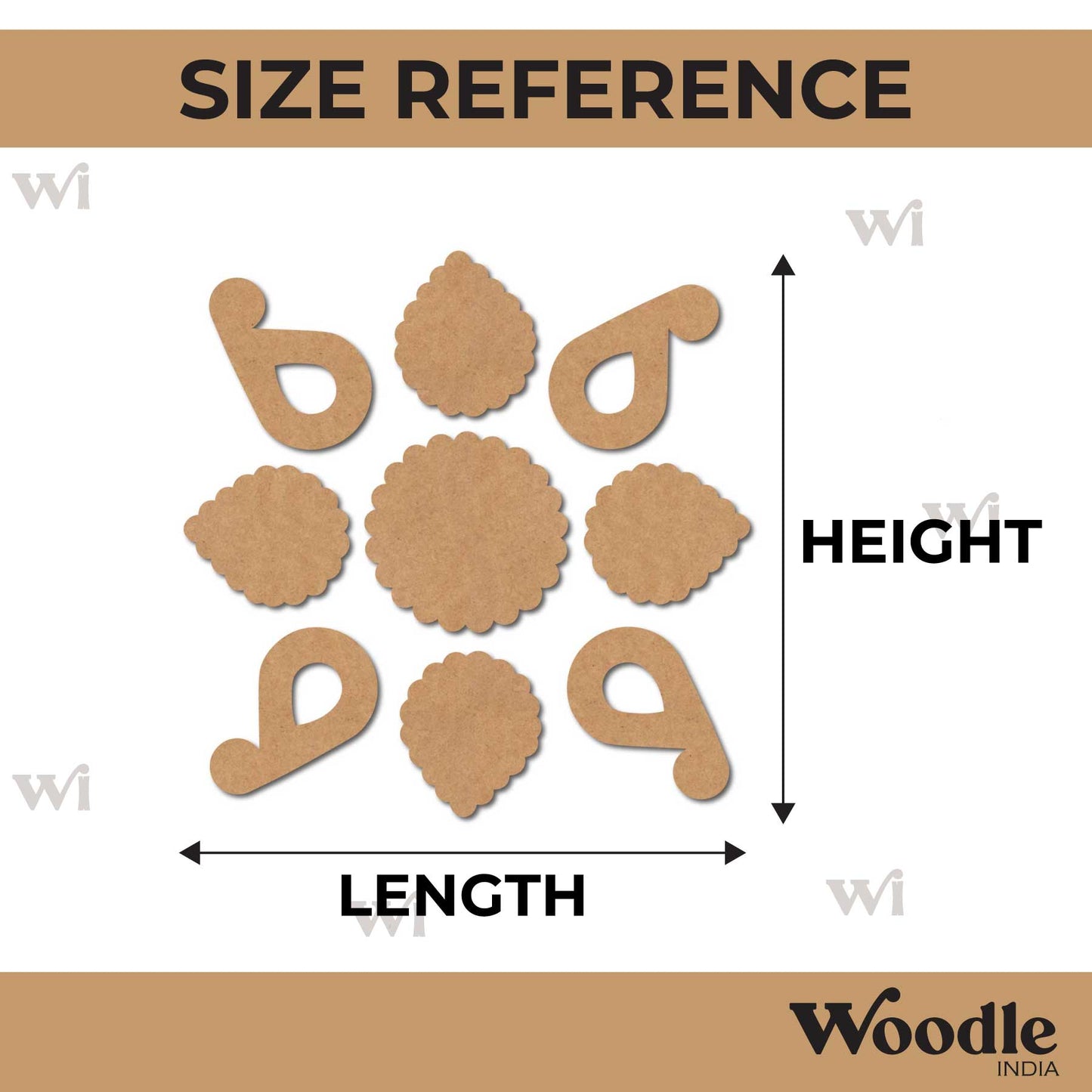 Rangoli Cutout MDF Design 13