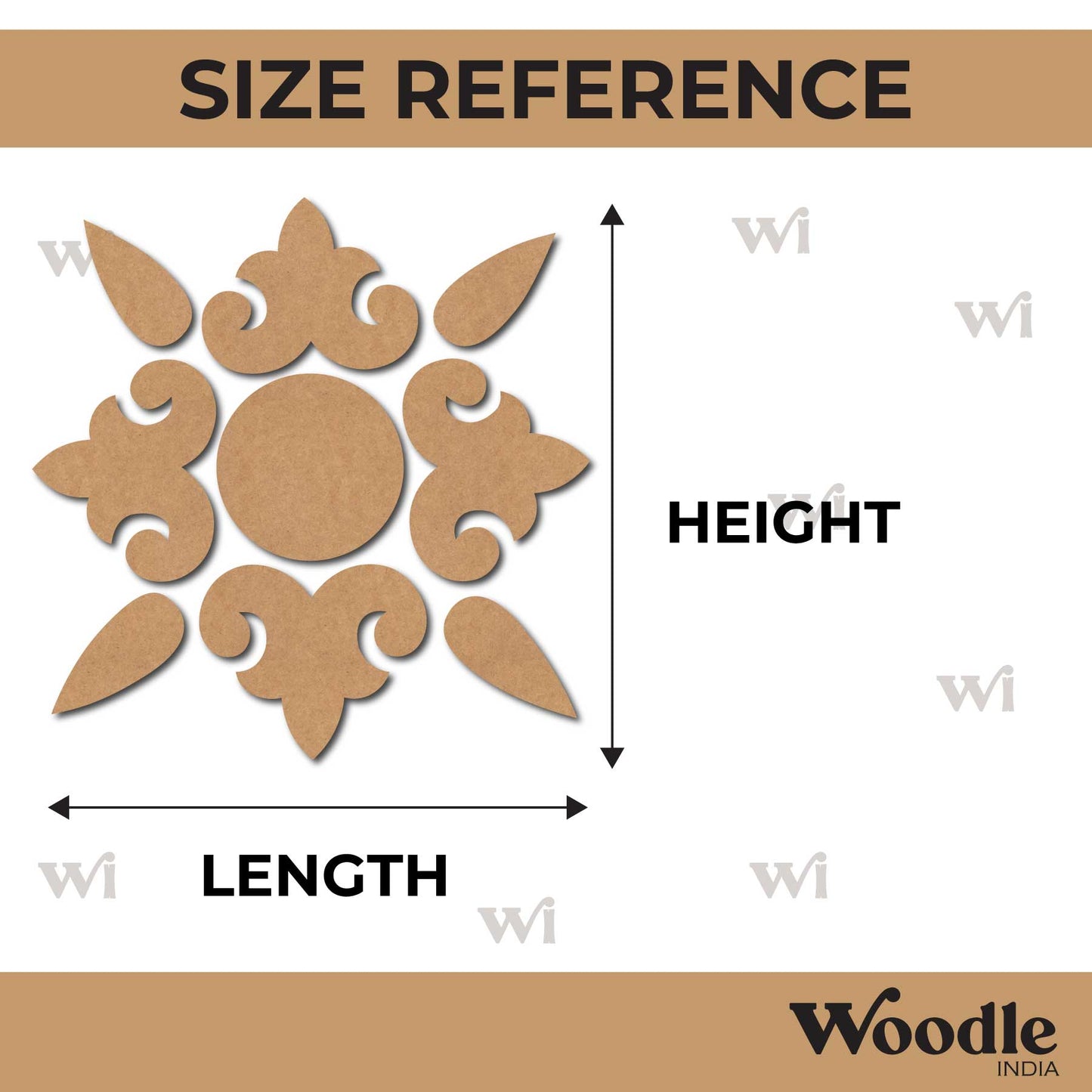 Rangoli Cutout MDF Design 1