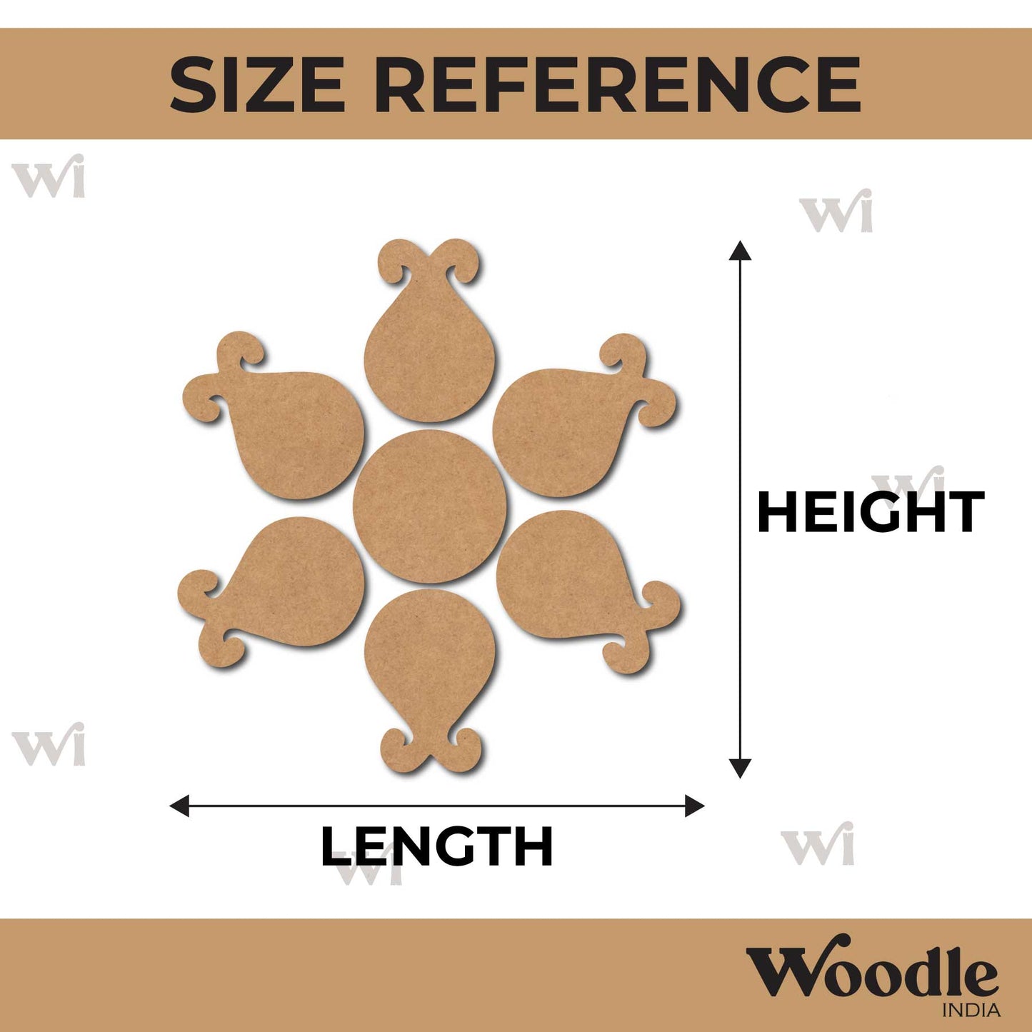 Rangoli Cutout MDF Design 20