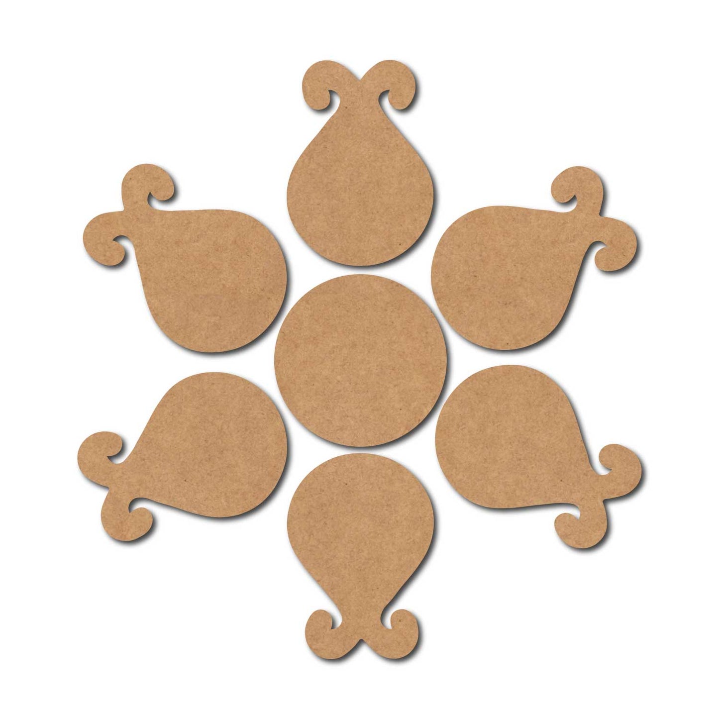 Rangoli Cutout MDF Design 20