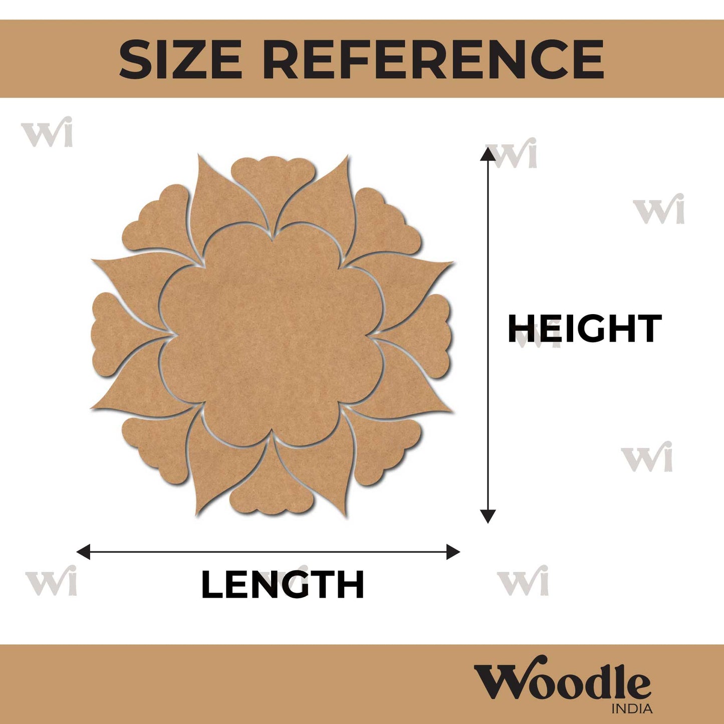 Rangoli Cutout MDF Design 2