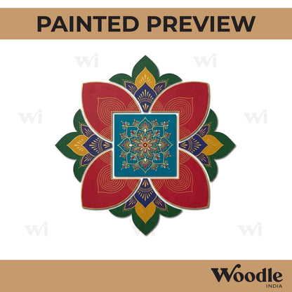 Rangoli Cutout MDF Design 3