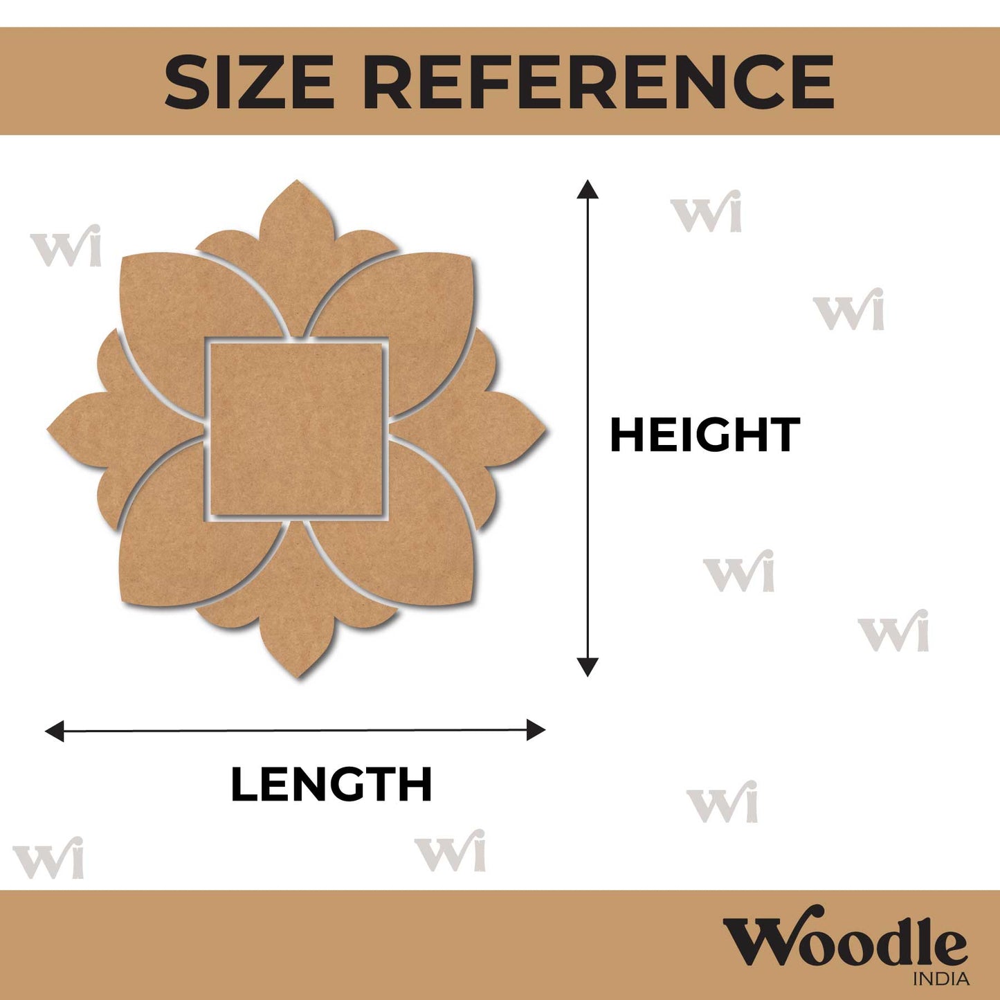 Rangoli Cutout MDF Design 3