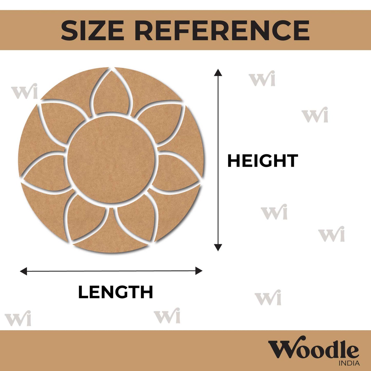 Rangoli Cutout MDF Design 4