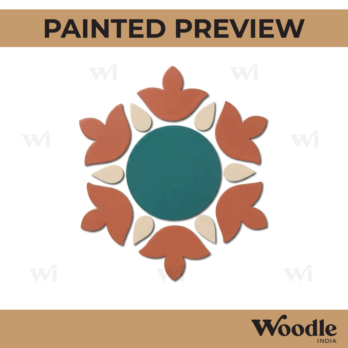 Rangoli Cutout MDF Design 6