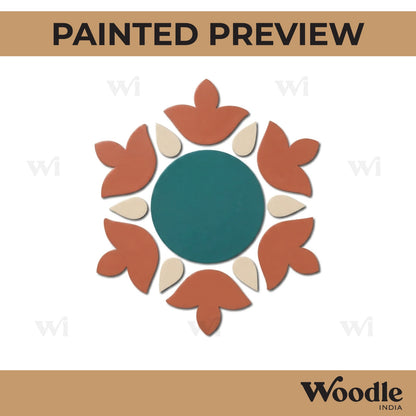 Rangoli Cutout MDF Design 6