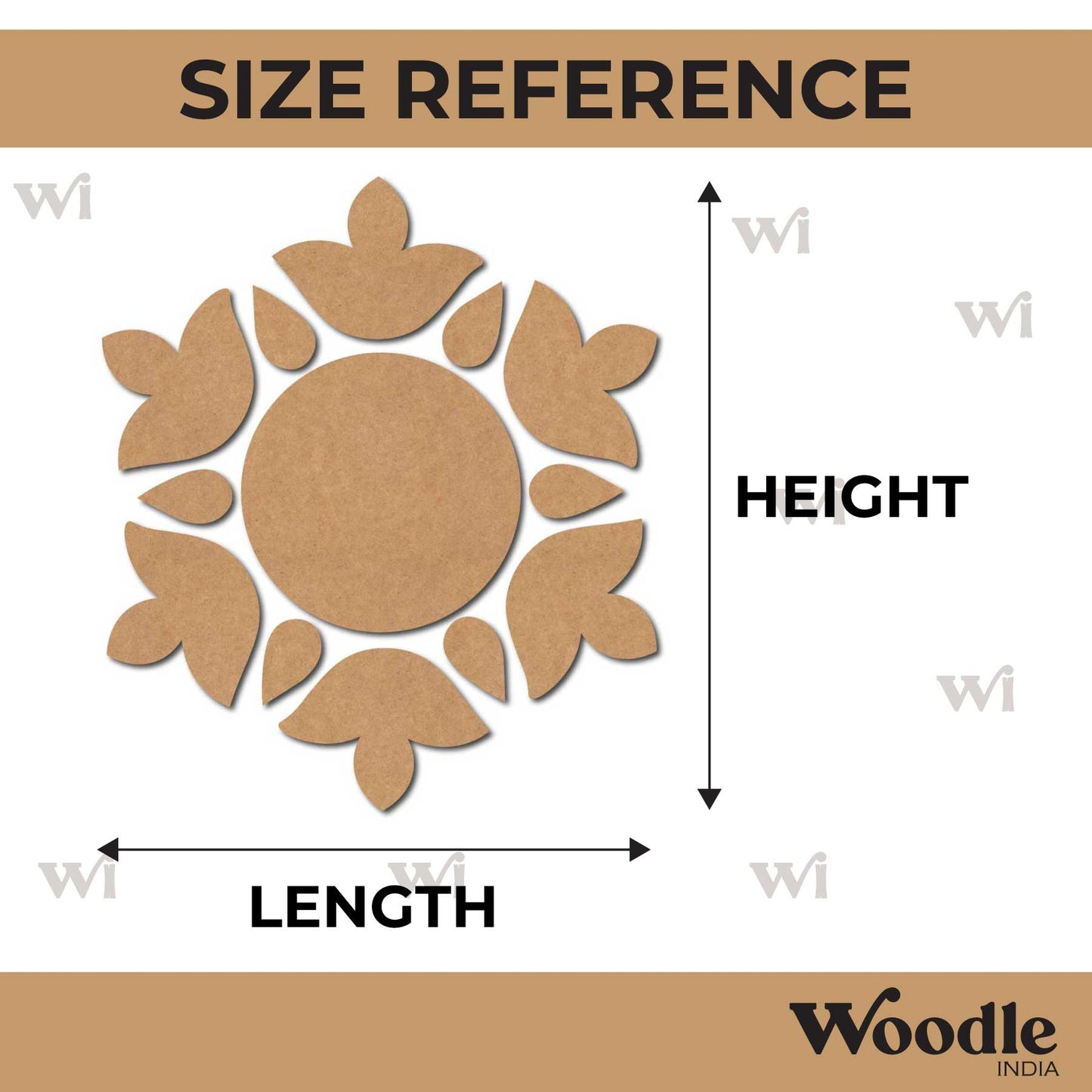 Rangoli Cutout MDF Design 6