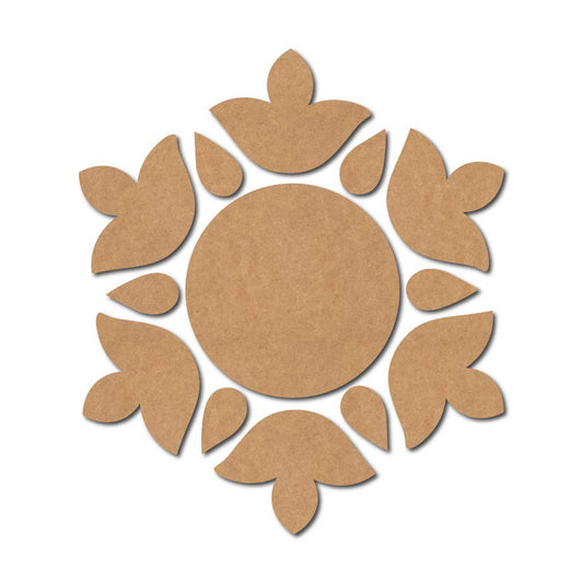 Rangoli Cutout MDF Design 6