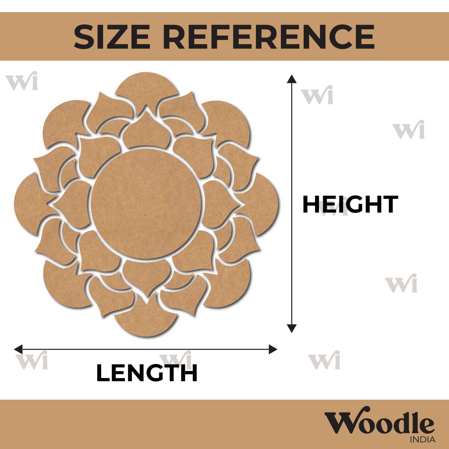 Rangoli Cutout MDF Design 7