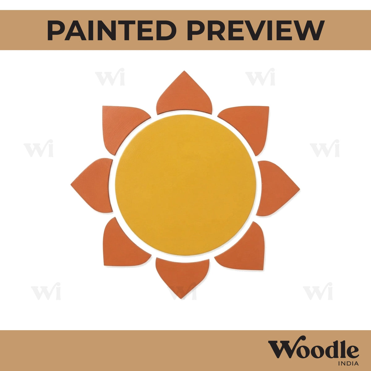 Rangoli Cutout MDF Design 9