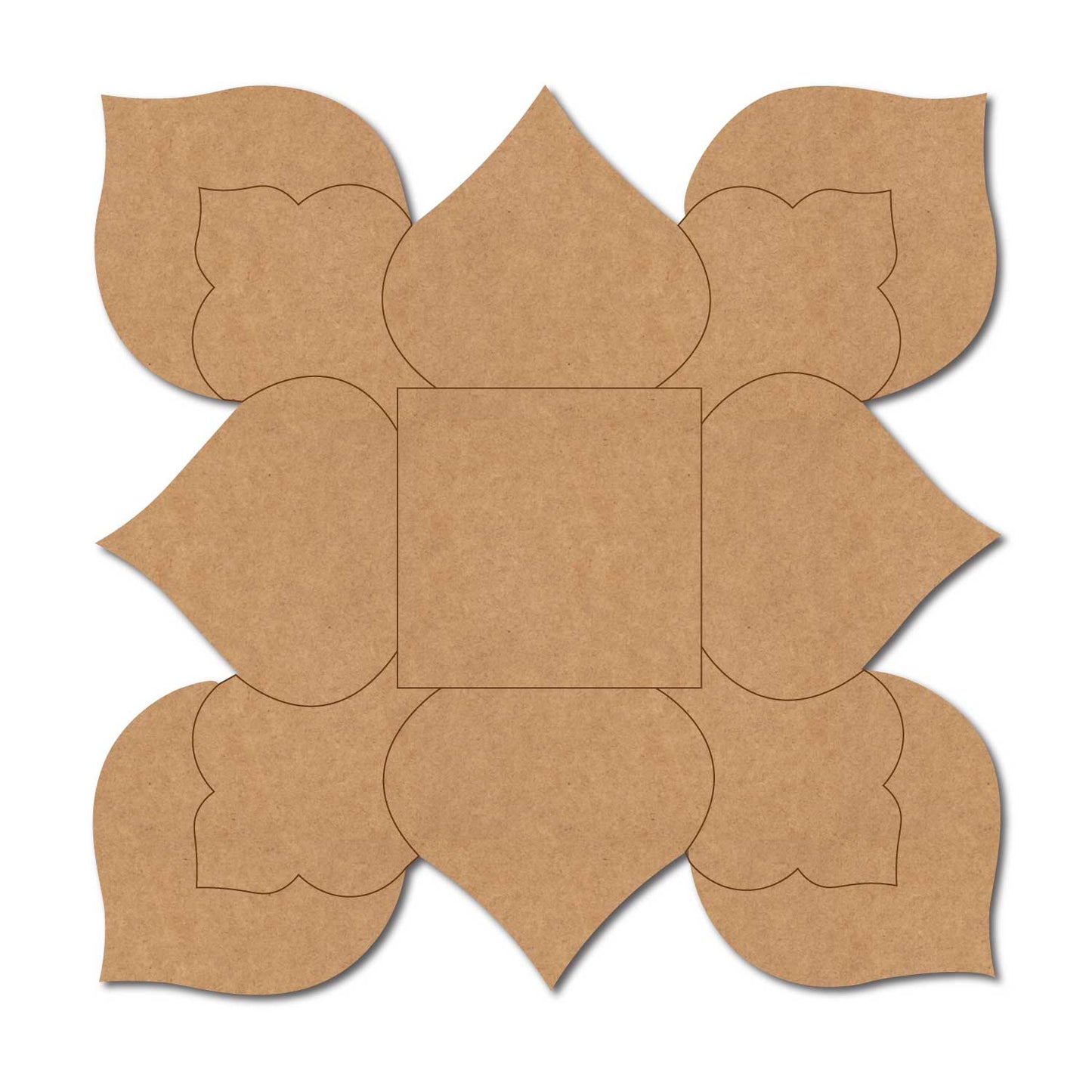 Rangoli Pre Marked MDF Design 2