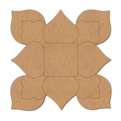 Rangoli Pre Marked MDF Design 2
