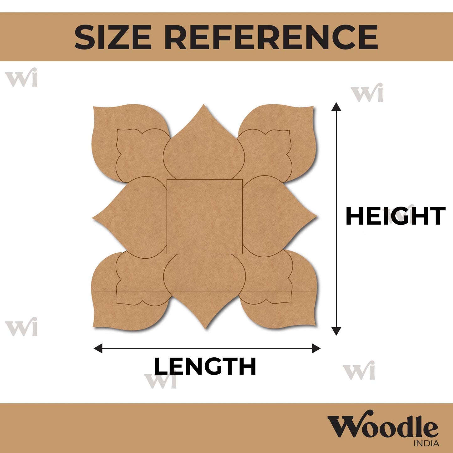 Rangoli Pre Marked MDF Design 2