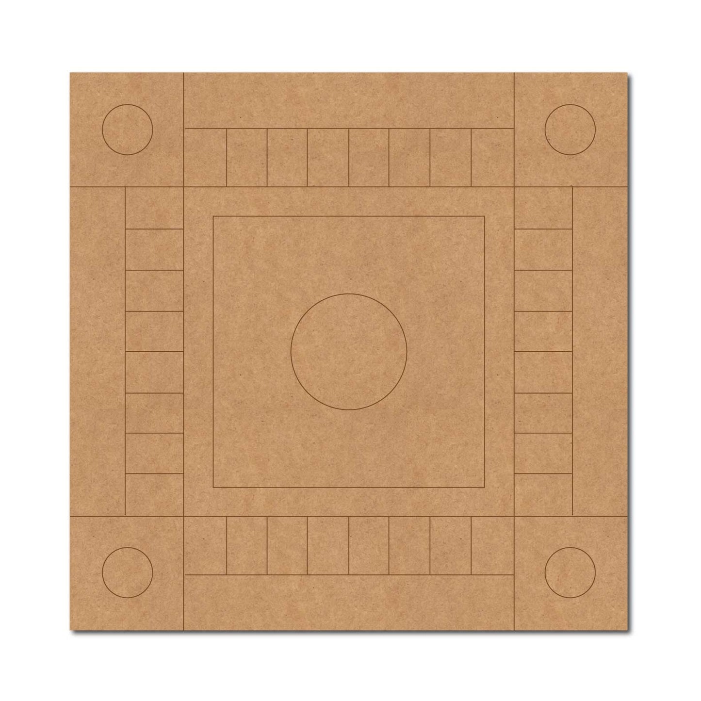 Rangoli Pre Marked Square MDF Design 1