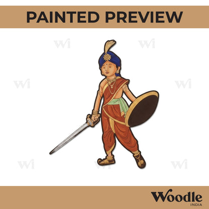 Rani Rudrama Devi Pre Marked MDF Design 1