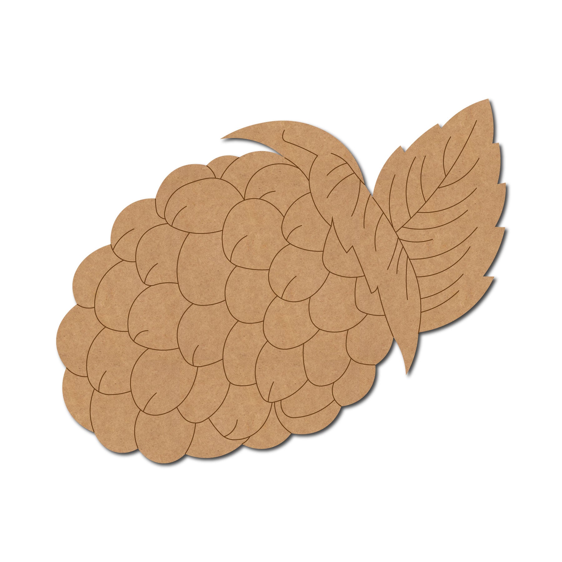 Woodcut Raspberry Online Art & Craft Store | DIY MDF Cutouts | Custom DIY Product