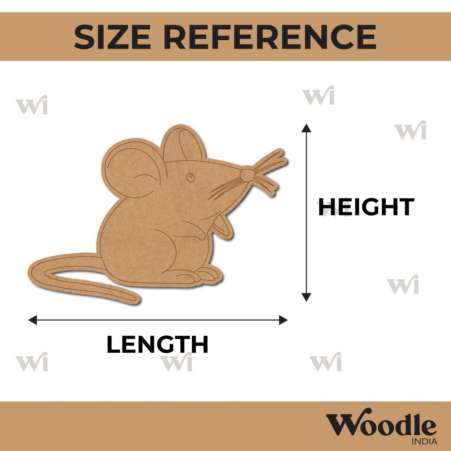Rat Pre Marked MDF Design 4