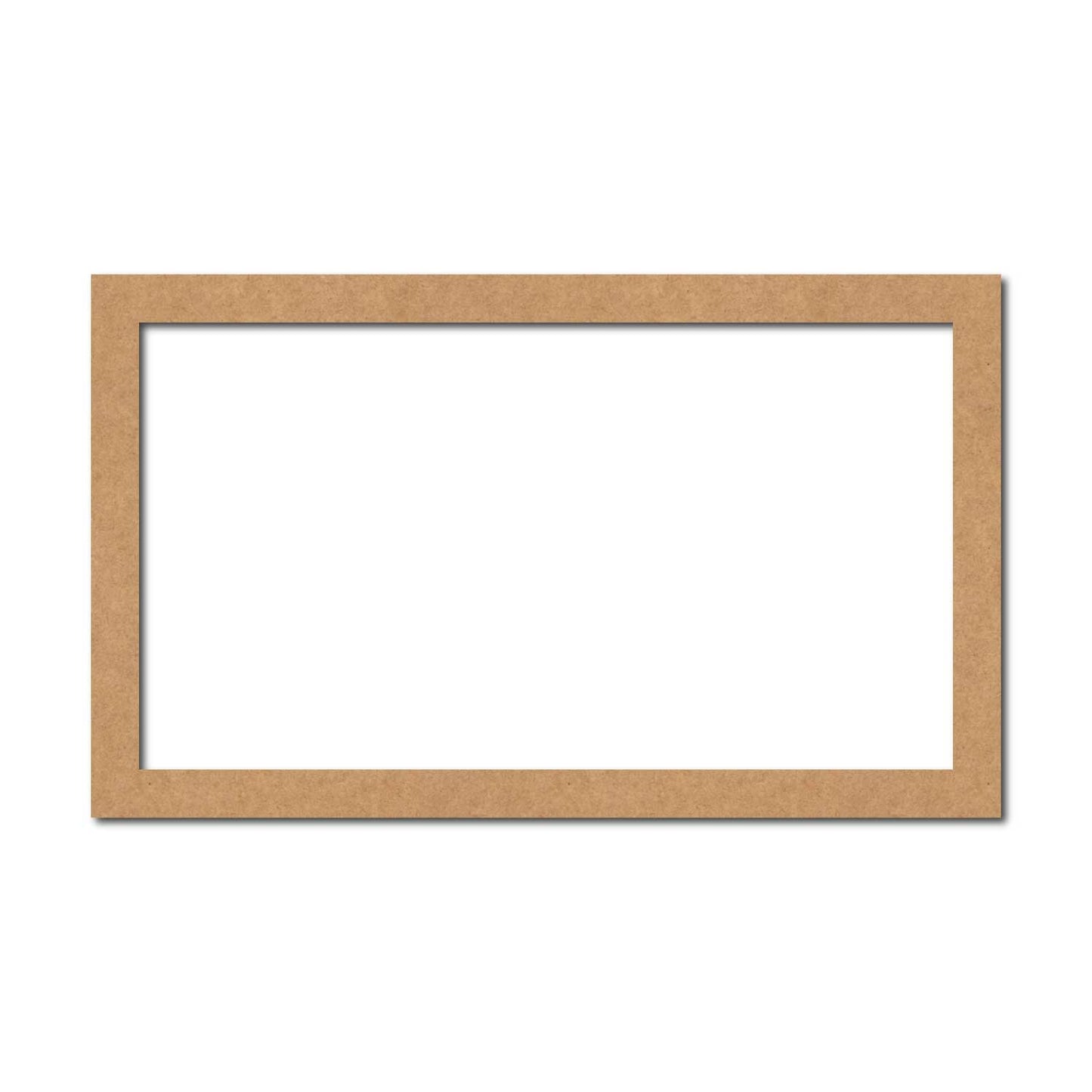 Rectangle Border Ring Cutout MDF Design 1