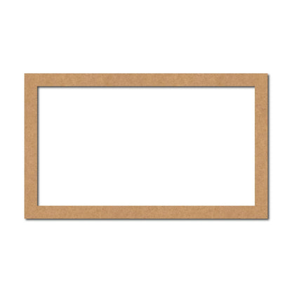 Rectangle Border Ring Cutout MDF Design 1