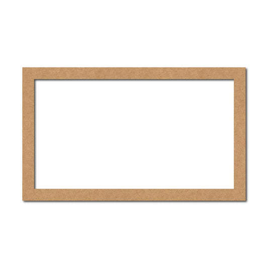 Rectangle Border Ring Cutout MDF Design 1