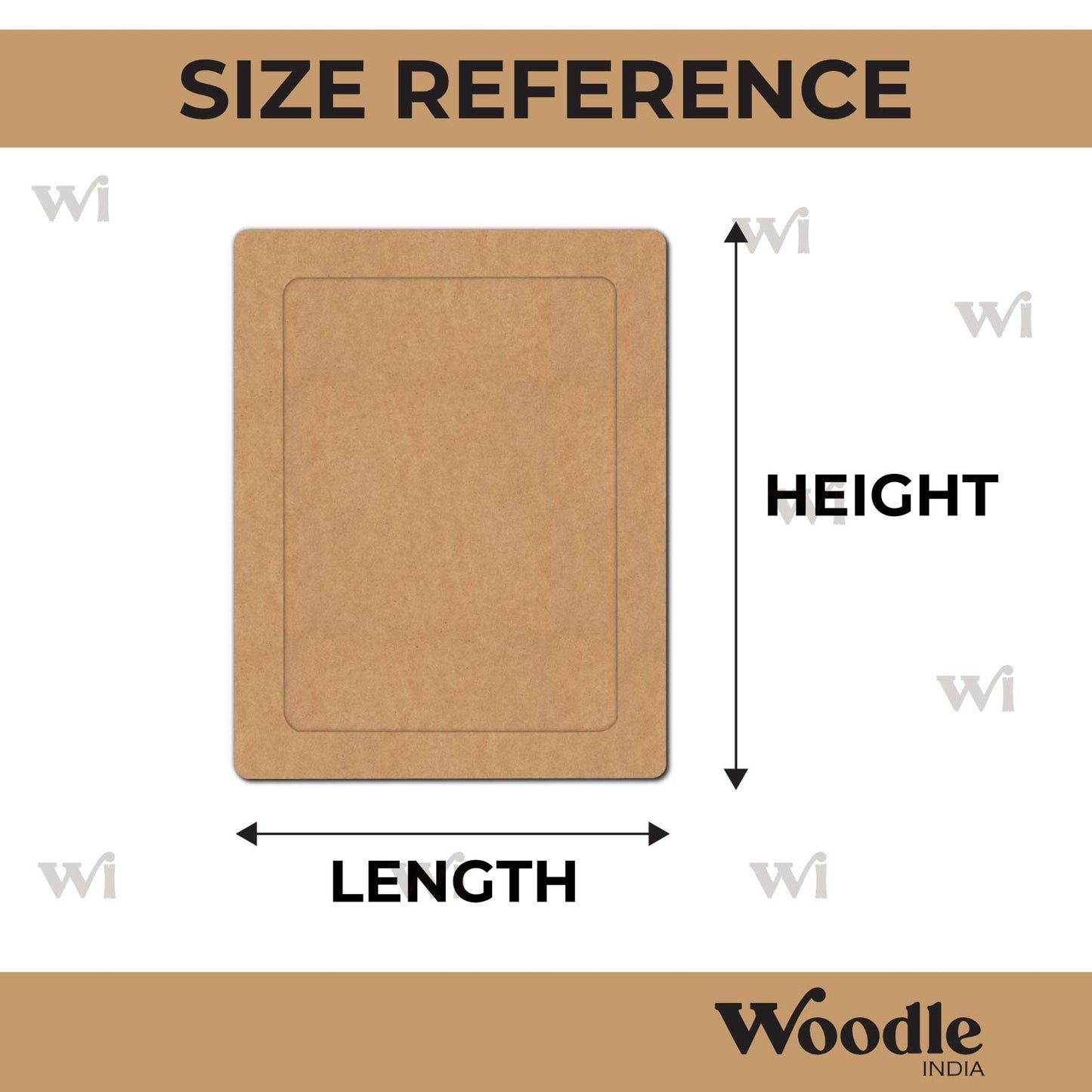 Rectangle Frame MDF Design 1