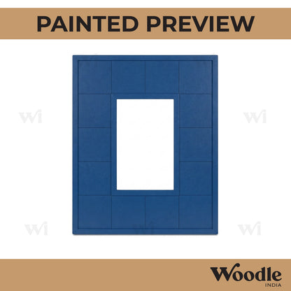 Rectangle Mirror Pre Marked Base MDF Design 1