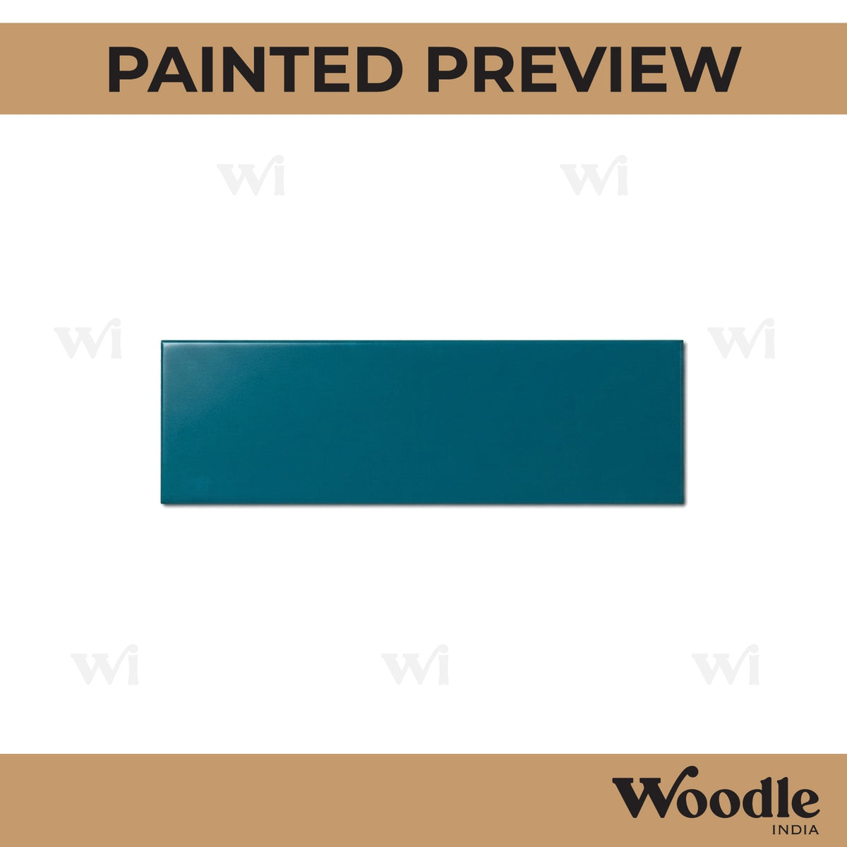 Rectangle Plank Cutout MDF Design 1