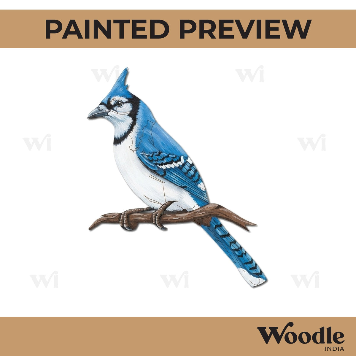 Red-whiskered Bulbul Pre Marked MDF Design 1