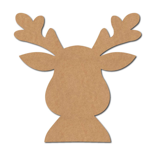 Reindeer Christmas Cutout MDF Design 2