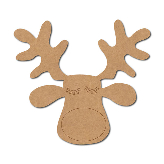 Reindeer Christmas Pre Marked MDF Design 11