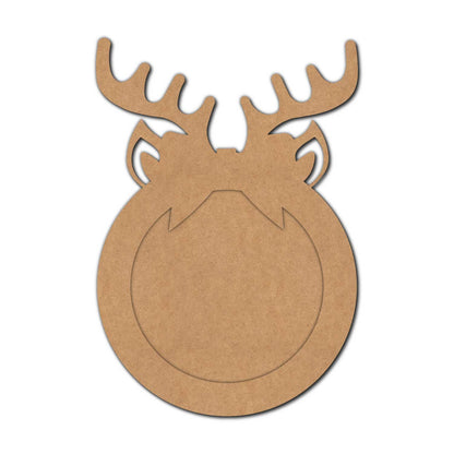 Reindeer Ribbon Christmas Base MDF Design 1
