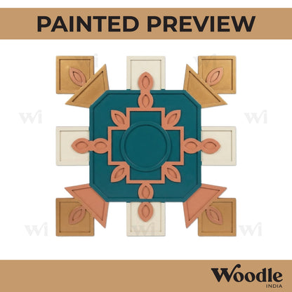Reusable Rangoli Base MDF Design 11