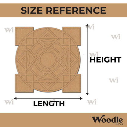 Reusable Rangoli Base MDF Design 2